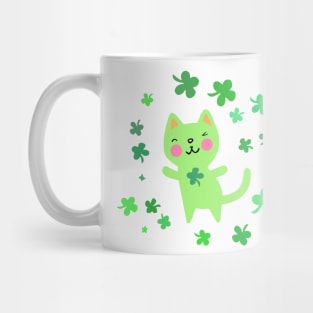 on St. Patrick’s Day bird bag Mug